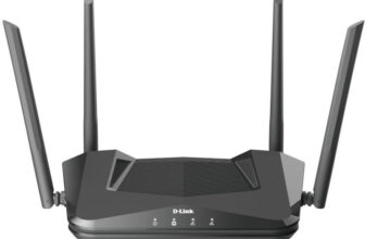 D-Link Dir-X1560 Mesh Router 5 Ghz 1500 Mbps Wifi Speed Tri Band External Antenna Ethernet (Cable Broadband)(Black)