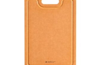 Cumin Co. Wooden Chopping Board | Odour-Free, Eco-Friendly, Bacteria Resistant Cutting Board| Fda Compliant | Knife-Friendly, Heat Resistant | Size – 24X34.5 Cm (Brown) | Chopping Board Wooden