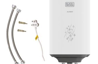 Black+Decker Alcedo Geyser 15 Ltr | Storage Water Heater For Home | Single Line Welded | 2Kw | Vitreous Glass Enamel Heating Coated Tank I 7-Yr Tank 4-Yr Element 2-Yr Product Warranty