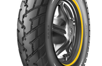Jk Tyre 1S15290A12540Ja210Blaze Ba21 90/100-10 Front & Rear Two Wheeler Tyre(Dual Sport, Street, Offroad Knobbies, Tube Less)