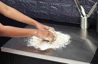 Homewiz Stainless Steel Chopping Board For Kitchen – 36X30Cm | Rust-Proof, Heavy Duty Cutting Board For Meat, Vegetables & Fruits | Hygienic & Easy To Clean | Non-Slip Countertop Use