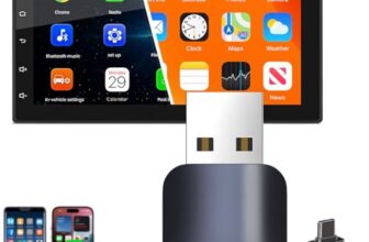 Yearwin 1 Yaer Warranty 2 In1 Wireless Carplay Adapter And Android Auto Adapter For Car |Converts Wired To Wireless, Bluetooth Connectivity, Only For Cars With Oem Installed Wired Android Auto And Ios