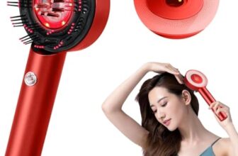 Echsrt Electric Scalp Massager Comb With Built-In Oil Applicator | Waterproof, Rechargeable & Red Light Therapy For Hair Growth & Stress Relief