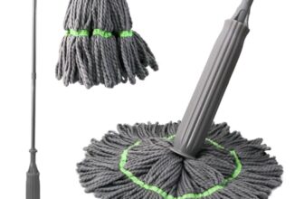 Superstud Moppers For Cleaning Floor 2 In 1 Dehydrated Floor Cleaning Mop Stick || Self-Wringing || Mopping Stick Microfiber Wet And Dry Mops For Home/Bathroom/Offfice/Kitchen – Grey Color