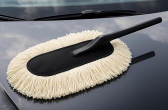 Superstud Car Duster Microfiber Brush Wax Coated || Premium Wax-Coated Shine & Dust Removal Cars/Suv/All Types Of Vehical Duster Brush || Anti-Scratch Car Accessories 2025 (Large) (Large)