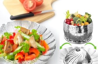 Ddn_R_ Vegetable Steamer For Cooking || Steamer For Kitchen || Basket Stainless Steel Vegetable/Fruits/Salad/Steaming With Insert For Pots, Crock, Pans Food Drain Bowl (Medium)