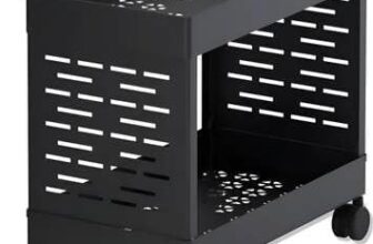 Mashur Fab Multi Trolly Multipurpose Portable Storage Floor Standing Or Tabletop Rack|Trolley With Wheels For Kitchen Storage, Tiered Shelf (Plastic, 2 Shelf)