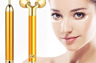 Concepta Face Massager Machine For Facial – T-Shaped And V-Shape Roller For Forehead, Cheek, Neck, Clavicle And Arms – Waterproof Face Massage Tool For Glowing Skin