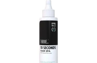 Thriveco 10 Seconds Hair Spa | For Instant Shine, Soft & Smooth Hair | With Hyaplex™, Hyaluronic Acid & Probiotic Rice Water | Repairs Dry, Frizzy And Damaged Hair | 150 Ml