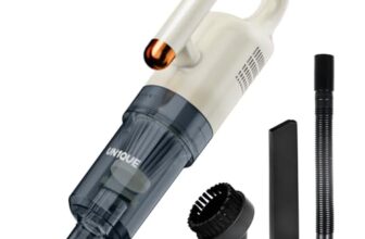 Un1Que 3 In 1 Handheld Vacuum Cleaner For Home,500W Powerful Motor With 15000Pa Suction,Dry Vacumming,Portable Lightweight Handheld Vacuum Small Size,Deep Clean For Curtains,Sofa,Floors(0.8L Filter)