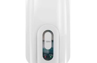 Gm Fogo 3 Ltr 3000 Watt Instant Water Heater | Advanced 3 Level Safety With Stainless Steel Tank & Compact Design | 6.5 Bar Pressure For High Rise Building | Suitable For Kitchen & Bathroom | White