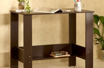 Green Soul Indus Study Table| 𝖨𝖲-𝟥𝟢𝟪𝟩 Complaint Engineered Wood| Compact Design|Hidden Book Shelf|Computer Table For Home Pc|Writing Desk For Adults & Students | 90Cm Wide|1 Yr Warranty – Wenge