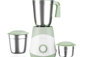 Lifelong Mixer Grinder For Kitchen | 3 Jar 500 Watt Mixie With Chutney Jar, Liquidizing Jar & Wet Grinder | Blender For Juices, Smoothies & Purees With Stainless Steel Blades, 3-Speed & Pulse Function