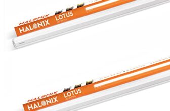 Halonix 36Watt Led Batten/Tubelight | Lotus 4Ft Led Batten For Living Room & Bedroom | Cool Day Light, Pack Of 2