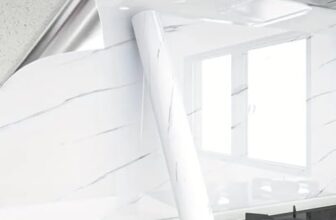 Jb’S Land White Marble Self Adhesive Wallpaper – Waterproof & Heat-Resistant Pvc Sticker For Kitchen, Furniture & Diy Walls (60 X 200 Cm)