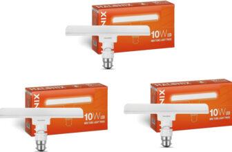 Halonix 10 W Basic T-Bulb B22 Led Bulb(White, Pack Of 3)