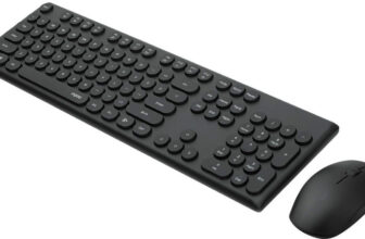 Rapoo X260 Keyboard And Mouse Combo Wireless Standard Desktop Keyboard Compatible With Desktop, Laptop, Mac Multimedia_Keys(Black)