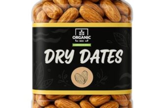 Organic Box Premium Yellow Dry Dates | Sukha Khajoor | Pili Kharak | Khajur | Chuara | Dry Chuhara (1 Kg)