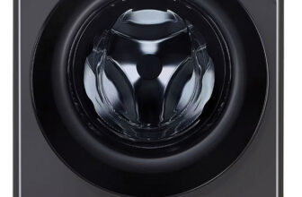 Lg 9 Kg 5 Star With Ai Direct Drive, 6 Motion, Inverter Direct Drive, Steam And Wi-Fi Enabled Fully Automatic Front Load Washing Machine With In-Built Heater Black(Fhp1209Z5M)