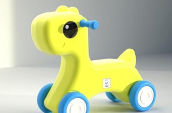 Lifelong Cuppy Horse Ride On For Kids 1+ Years|Sturdy & Round Edges Push Ride|Safe & Durable|Load Capacity 35Kg|Indoor & Outdoor Play Toy Vehicle For Boys & Girls|Fun & Engaging Toddler