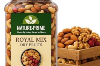 Nature Prime Royal Dry Fruit Mix | Premium Nuts & Dried Fruits Blend | Almonds, Cashews, Raisins, Pistachios, Walnuts| No Added Sugar | 500 Gm