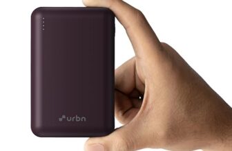 Urbn 20000 Mah Premium Nano Power Bank | 22.5W Super Fast Charging | Pocket Size| Dual Usb Type-C Input Power Delivery (Pd) Output + 1 Usb Output For Quick Charge | Two-Way Fast Charge (Purple)