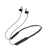TEMPT® Rush Bluetooth 5.2 Neckband For Men & Women with OxyAcoustics™ Technology,Upto 35 Hrs Playback, 10mm Drivers, Xtreme Noise Cancellation, Qualcomm Chipset, IPX7 Wireless Earphone (Black)