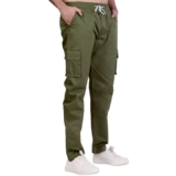 Anitcmart Men’s Classic Cargo Pants – Modern Fit with Durable, Comfortable, Stylish and Functional Pockets (in, Alpha, L, Regular, Green)
