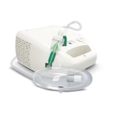 AGEasy (Max Group) Compact & Low Noise Compressor Nebulizer for Adults & Kids | Nebulizer Machine with 2 Masks, 1 Mouthpiece & 5 Filters (White)
