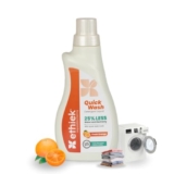 Ethiek Concentrated Liquid Detergent, Natural & Baby Safe, Only 40ml for 1 load, Fresh Orange, For Top Load, Front Load Washing Machine & Hand Wash, Removes Tough Stains, Leaves no Residue – 500ml