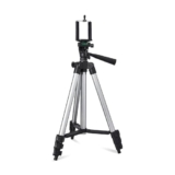 Amazon Basics 3110 Aluminium Lightweight Tripod with Mobile Phone Holder Mount & Carry Bag for All Smartphone, GoPro, Cameras