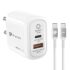 UltraProlink 100W Mobile Fast Charging Compatible for One Plus, Oppo, Realme, Xiaomi, Moto | Supports Dash,Warp,Super Dart,SuperVooC,Dart, QC3.0 | 1m USB-A to USB-C Cable | UM1136 | Boost 100 | White