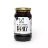 BHUMIORGANIC BLACK GARLIC INFUSED HONEY-1000 Grams