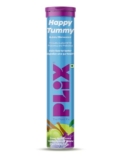 PLIX – THE PLANT FIX Happy Tummy Pre+Probiotic 15 Effervescent Tablets For Good Gut, Digestion, Metabolism With 20 Billion CFUs, Vital Probiotic Strains, Pack of 1 (Green Apple)