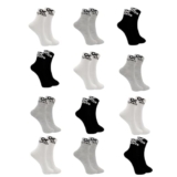 XJARVIS BERLIN Unisex Athletic Ankle Socks – Made with Durable, Breathable Cotton, Odor-Free and Comfortable for Running, Cycling, Gym, and Everyday Use -Moisture-Wicking, Free Size (BLACK/GREY/WHITE)