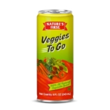 Nature’s First Veggies to Go, Natural Mix Vegetable Juice 240ml Can (Pack of 6), Health Drink, Rich in Vitamin, Minerals and Antioxidant, Superfood
