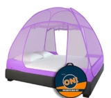 Supreme On Sleep Well Mosquito Net Premium Machardani, Strong and Durable, Tent Type, Foldable, Corrosion Resistant