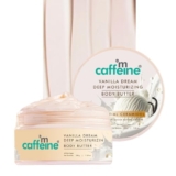 mcaffeine Vanilla Dream Deep Moisturizing Body Butter|5 Essential Ceramides For Skin Repair With Shea Butter&Cocoa Butter|72 Hrs Long Lasting Moisturization|Rich Vanilla Aroma For Women & Men – 200G
