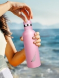 NAUTICA Iconic Leak-Proof Bottle: Thermos/Flask-1pc (Yacht) | 500ml | SS Steel 24 Hours Hot & Cold Solid-lightpink