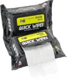 Live2Better Shoe Sneaker Wipes Cleaner, Quick Wet Wipes, Disposable Travel Portable Removes Dirt, Stains White