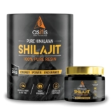 AS-IT-IS Nutrition Pure Shilajit 20g| 100% Natural Himalayan Resin| Rich in Fulvic Acid| Source of Antioxidants & Minerals |Boosts Energy, Power & Performance