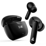 boAt Airdopes 120 Truly Wireless in Ear Ear Buds w/in Ear Detection, 40 hrs Playtime Quad Mics with ENx™ Tech, ASAP™ Charge, IWP™ Tech, Beast™ Mode with 65 ms Low Latency, BTv5.3 & IPX4(Active Black)
