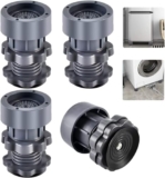 Emergity Height Adjustment Washing Machine Stand, Shock Absorber for Washing Machine, Anti Vibration Pads for Washing Machine, Washing Machine Foot Pad Rubber