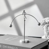 vaisag house Balancing Pendulum Durable Metal Innovative Stress Relief Toy for Home Office Desktop Gift Decoration