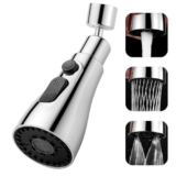ROMINO Kitchen Faucet Head Replacement with 3 Functions & 360° Rotating Pull Down Anti -Splash Faucet for Kitchen/Bathroom Tap (4)