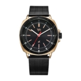 Fastrack Vyb Pioneer Quartz Analog Black Dial Black Sheet Metal Strap Watch for Men-FV30014KM01W