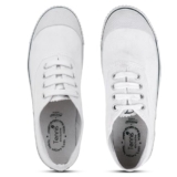 SCHOOL BIRDS Tennis Shoe for Kids Boys and Girls |PT Canvas Uniform School Shoe White