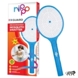 NIPPO Guard Rechargeable Mosquito Bat, Fast Charging, 50% Longer Lasting Lithium-Ion Battery, Shock-Proof, Insect Killer, 6 Months Warranty by NIPPO – Blue