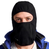 Boldfit Full Face Mask for Bikers in Winter Balaclava for Men Face Mask Winter Wear for Men & Women Ski Winter Mask for Men Soft Fleece Neck Warmer Mens Winter Accessories Mask – Free Size Black