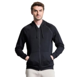 Boldfit Hoodies for Men Hoodie for Men Sweatshirt for Men Soft Touch Hoodies for Boys Raglan Sleeve Hoodies Regular Fit Hoodies for Men Stylish for Gym Travel Pullover for Men Hoodie Aero – Black 2XL